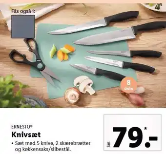 Lidl ERNESTOⓇ Knivsæt tilbud