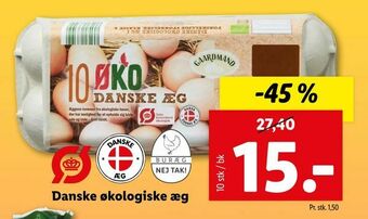 Let-Køb Danske øko­logiske æg tilbud