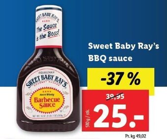 Sweet Baby Ray's BBQ sauce