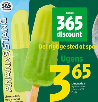 Coop 365 Limonade is tilbud
