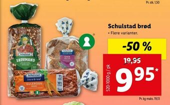 Let-Køb Schulstad brød tilbud