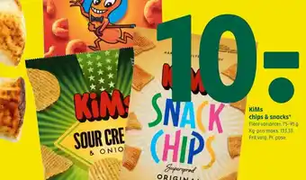Coop 365 KiMs chips & snacks tilbud