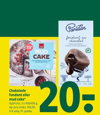 Coop 365 Chokolade fondant eller mud cake* tilbud