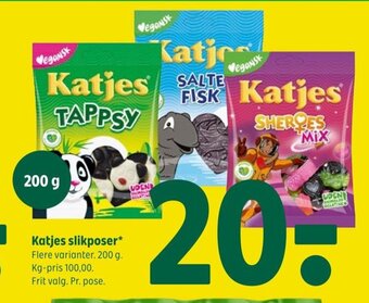 Coop 365 Katjes slikposer tilbud