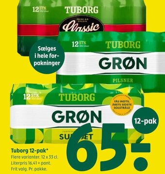 Coop 365 Tuborg 12-pak tilbud