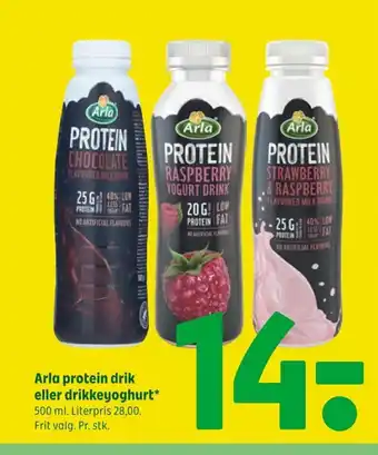 Coop 365 Arla protein drik eller drikkeyoghurt tilbud