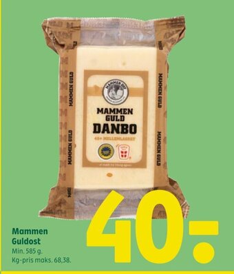Coop 365 Mammen Guldost tilbud