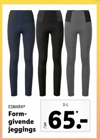 Let-Køb Formgivende jeggings tilbud