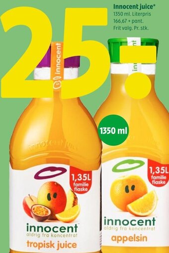 Coop 365 Innocent juice tilbud