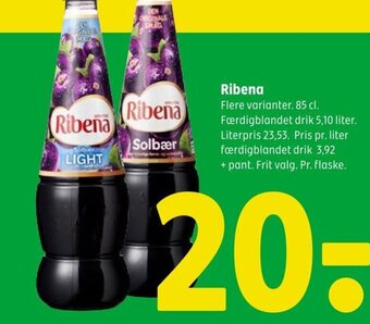 Coop 365 Ribena tilbud