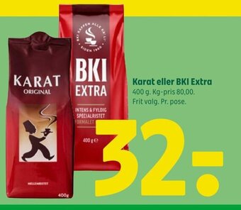 Karat eller BKI Extra