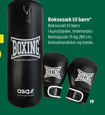 Boksesæk til børn