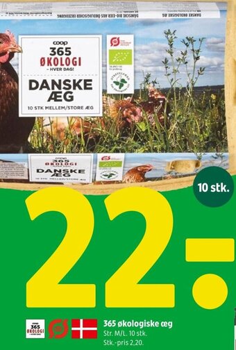 Coop 365 365 økologiske æg tilbud