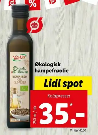 Let-Køb Økologisk hampefrøolie tilbud
