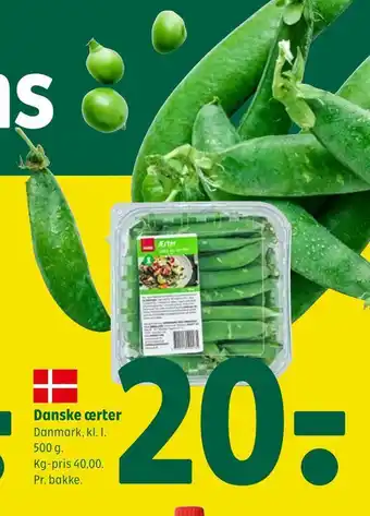 Coop 365 Danske ærter tilbud