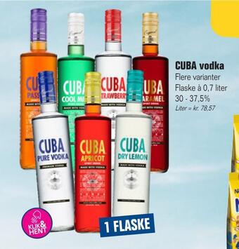 Otto Duborg Cuba vodka tilbud