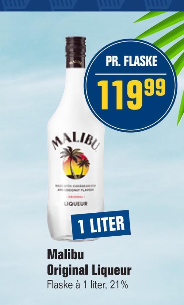Malibu original liqueur tilbud hos Otto