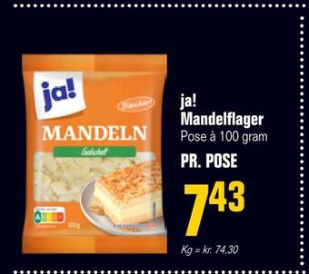 Otto Duborg Ja! mandelflager tilbud