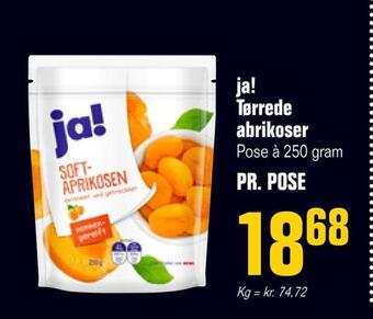 Otto Duborg Ja! tørrede abrikoser tilbud