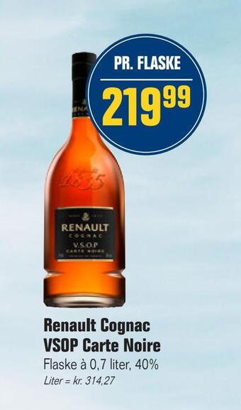 Otto Duborg Renault cognac vsop carte noire tilbud
