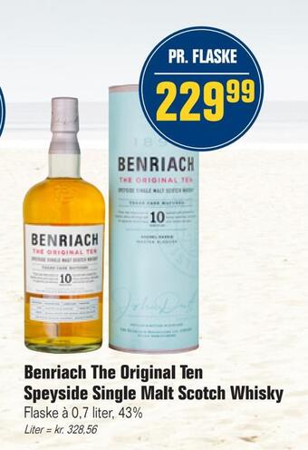 Otto Duborg Benriach the original ten speyside single malt scotch whisky tilbud