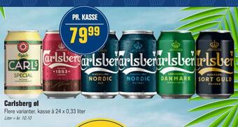 Otto Duborg Carlsberg øl tilbud