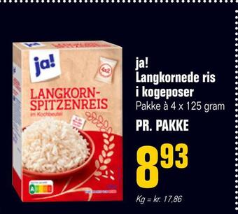 Otto Duborg Ja! langkornede ris i kogeposer tilbud