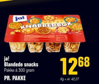 Otto Duborg Ja! blandede snacks tilbud