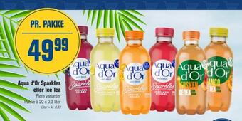 Otto Duborg Aqua d'or sparkles eller ice tea tilbud
