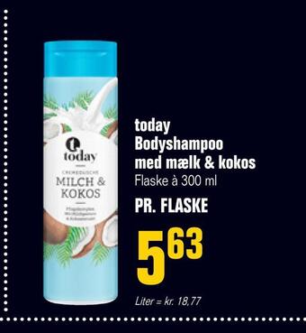Otto Duborg Today bodyshampoo med mælk & kokos tilbud