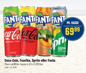 Otto Duborg Coca-cola, fuzetea, sprite eller fanta tilbud