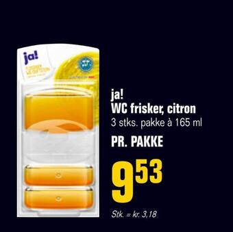 Otto Duborg Ja! wc frisker, citron tilbud