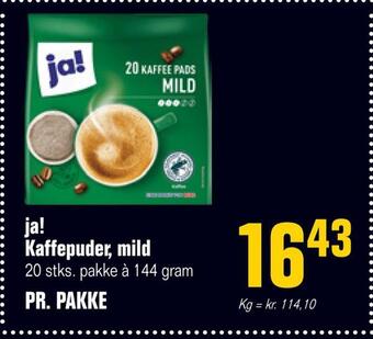 Otto Duborg Ja! kaffepuder, mild tilbud