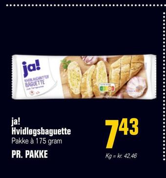 Otto Duborg Ja! hvidløgsbaguette tilbud