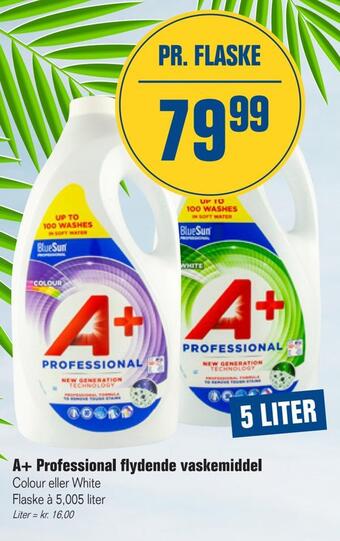 Otto Duborg A+ professional flydende vaskemiddel tilbud
