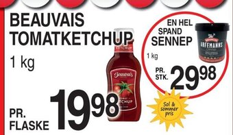 ABC Lavpris BEAUVAIS TOMATKETCHUP tilbud