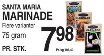 ABC Lavpris SANTA MARIA MARINADE tilbud