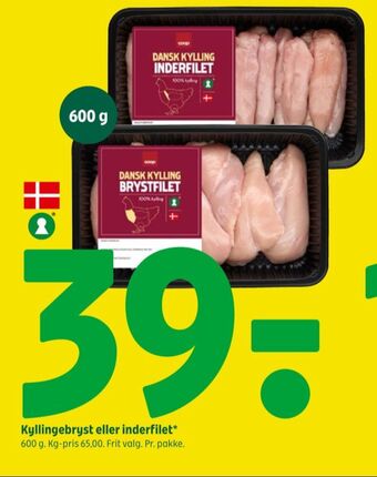 Coop 365 Coop kyllingebrystfilet tilbud