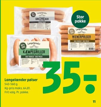 Coop 365 Langelænder grillpølser tilbud