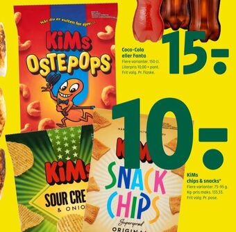 Coop 365 Kims chips tilbud