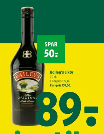 Coop 365 Original likør tilbud