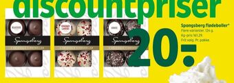Coop 365 Spangsberg flødeboller hindbær & lakrids tilbud