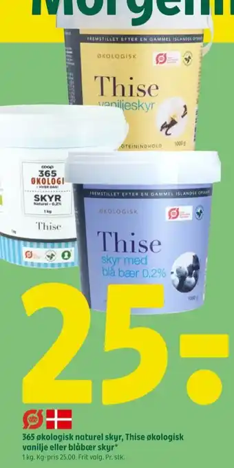 Coop 365 Thise skyr naturel tilbud