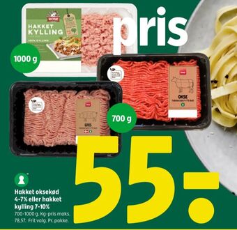 Coop 365 Coop hakket oksekød tilbud