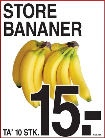 ABC Lavpris STORE BANANER tilbud