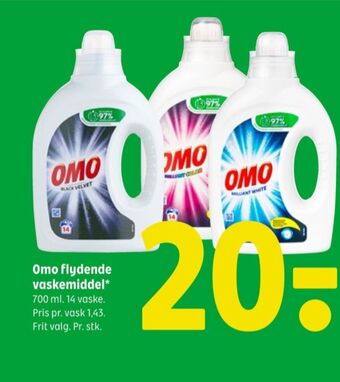 Coop 365 Omo vaskemiddel-flydende tilbud