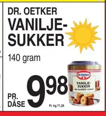 ABC Lavpris DR. OETKER VANILJE-SUKKER tilbud