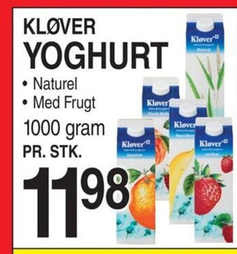 ABC Lavpris KLØVER YOGHURT tilbud
