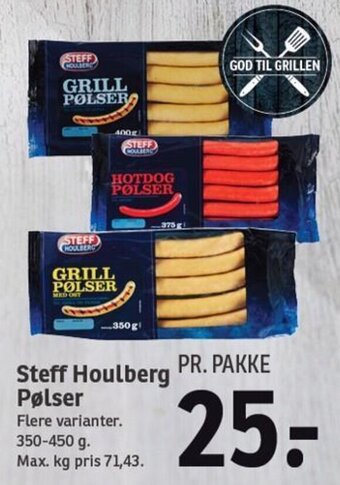 SPAR Steff Houlberg Pølser tilbud