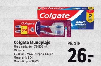 SPAR Colgate Mundpleje tilbud